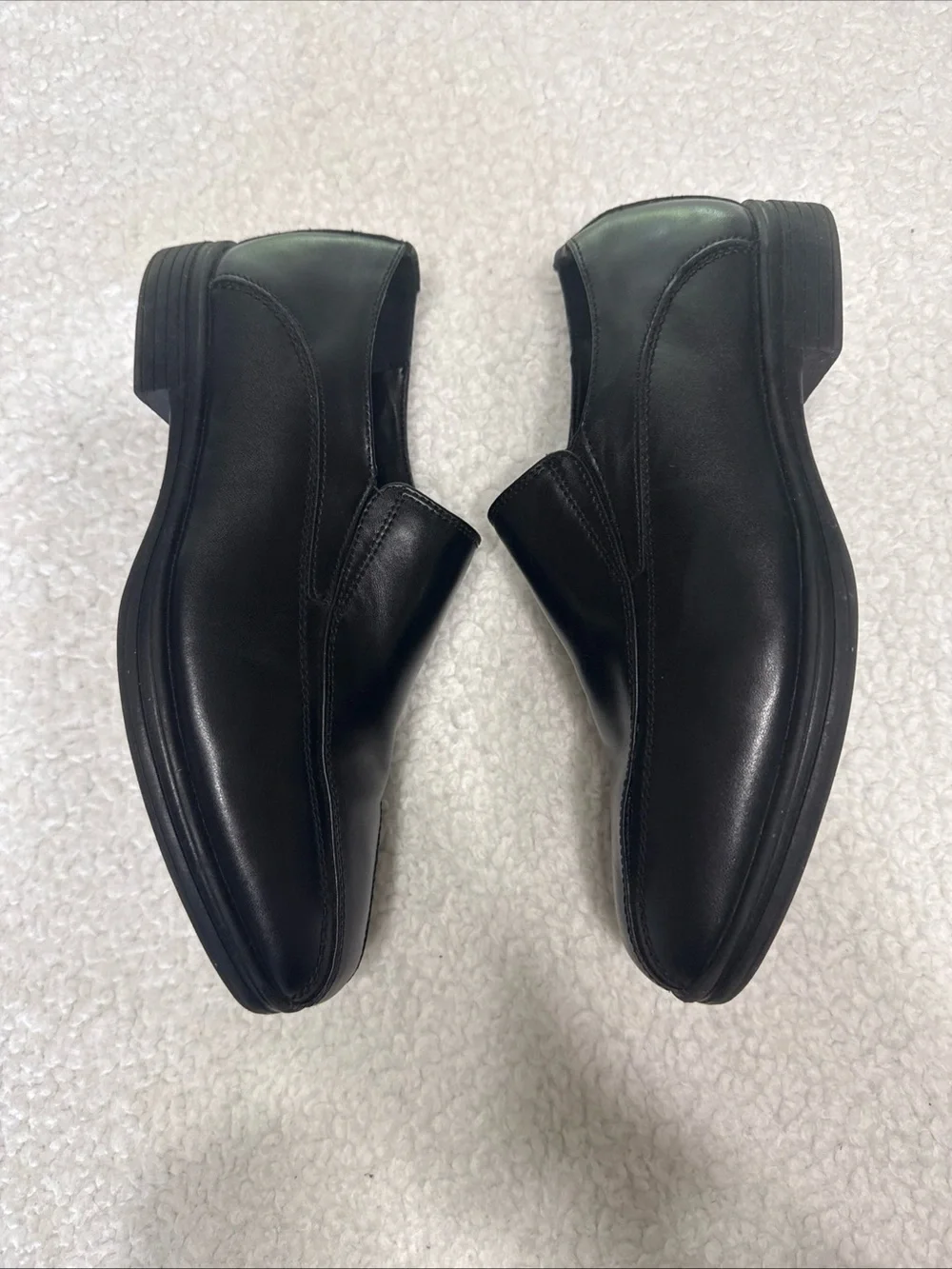 Stafford Boys Black Size 5 M Slip On Black Dress Shoes Dash jr 624-2001
